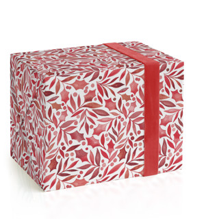 This is a holly berry wrapping paper by Alethea and Ruth called painted holly in standard