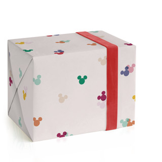 This is a bold wrapping paper by Ellen Schlegelmilch called disney's mickey confetti in standard