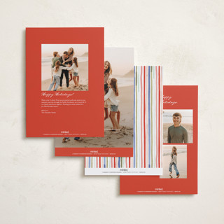 This is a gumdrop holiday photo cards with standard by Alethea and Ruth called painted frame lines printing on recycled smooth signature in grand