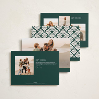 This is a spruce holiday photo cards with standard by Ekko Studio called married & bright printing on recycled smooth signature in grand