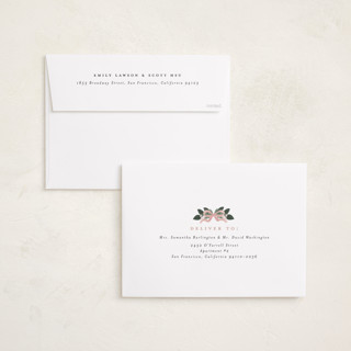 This is a blush holiday photo cards with standard by Itsy Belle Studio called sugarpine printing on recycled smooth signature in grand