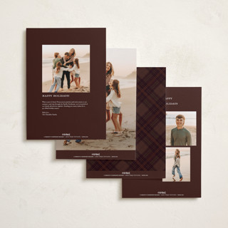 This is a cranberry holiday photo cards with standard by Olivia Kanaley Inman called balmoral green printing on recycled smooth signature in grand