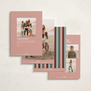 This is a cream holiday photo cards with standard by Annie Holmquist called big joy printing on recycled smooth signature in grand