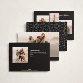 This is a silk holiday photo cards with standard by Wonderfitz called new minimal year printing on recycled smooth signature in grand