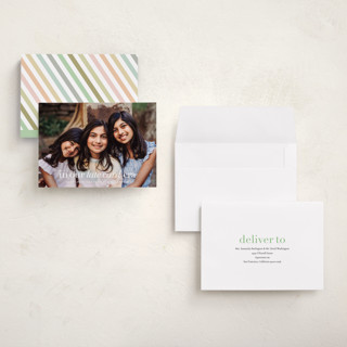 This is a cloud holiday photo cards with standard by Sara Hicks Malone called late card era printing on recycled smooth signature in grand