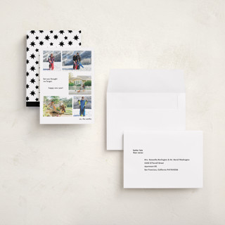 This is a lump of coal holiday photo cards with standard by Megan Davis called forgot printing on recycled smooth signature in grand