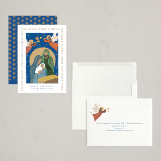 This is a ocean holiday photo cards with standard by Alethea and Ruth called pure light printing on signature in grand