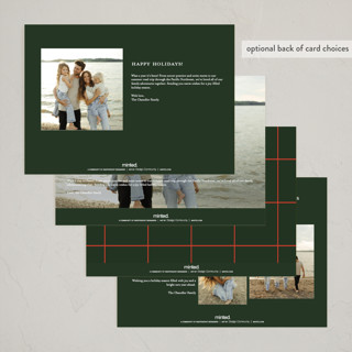 This is a festive holiday photo cards with standard by Erin L. Wilson called hearth printing on signature in grand