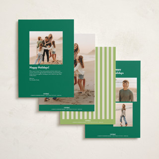 This is a balsam holiday photo cards with standard by Ekko Studio called bold & bright printing on recycled smooth signature in grand