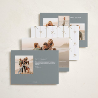This is a tinsel holiday photo cards with standard by Vanessa Doyle called gift printing on signature in grand