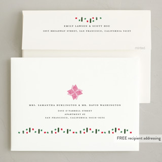 This is a cupcake holiday photo cards with standard by Vivian Yiwing called dazzled printing on recycled smooth signature in grand