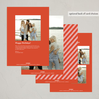 This is a hibiscus holiday photo cards with standard by Sarah Knight called beach santa printing on signature in grand