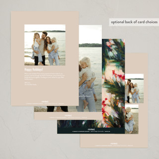 This is a clementine holiday photo cards with standard by Wendy Keller called oranges printing on signature in grand