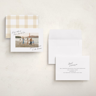 This is a vanilla holiday photo cards with standard by Creo Study called written it printing on recycled smooth signature in grand