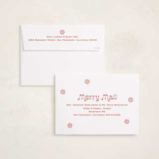 This is a candy cane holiday photo cards with standard by Megan Davis called peppermint printing on signature in grand