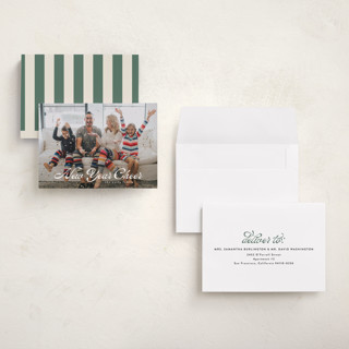 This is a snow holiday photo cards with standard by Tamara Hilje called recuerdos printing on recycled smooth signature in grand