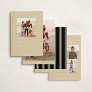 This is a retro holiday photo cards with standard by Pixel and Hank called characteristic printing on recycled smooth signature in grand