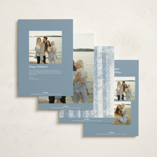 This is a wintermint holiday photo cards with standard by Eric Ransom called winter city wishes printing on signature in grand