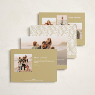 This is a snow holiday photo cards with standard by Stacy Maalouf called let heaven & nature sing printing on signature in grand