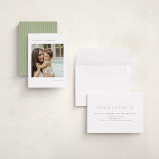 This is a snow holiday photo cards with standard by Pippa Shaw called purest printing on recycled smooth signature in grand