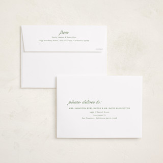 This is a snow holiday photo cards with standard by Devika Keskar called scripted greeting printing on recycled smooth signature in grand