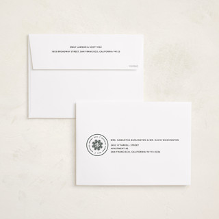 This is a pine holiday photo cards with standard by Annie Clark called perfectly framed printing on signature in grand