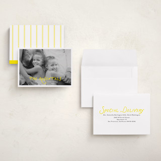 This is a stargazer holiday photo cards with standard by Tamara Hilje called the family printing on signature in grand