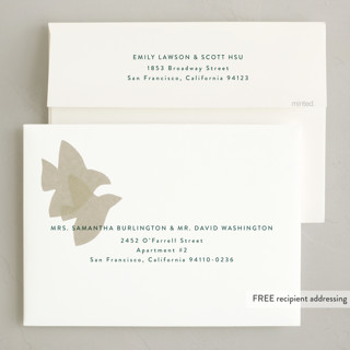 This is a tree holiday photo cards with standard by Tamara Hilje called doves printing on signature in grand