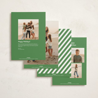 This is a grass holiday photo cards with standard by Sara Hicks Malone called teamwork printing on signature in grand