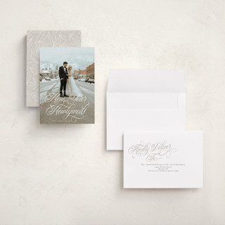 This is a snow holiday photo cards with standard by Jackie Crawford called bliss printing on recycled smooth signature in grand