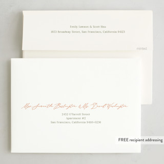This is a ochre holiday photo cards with standard by Wendy Keller called pomegranate printing on signature in grand