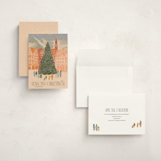 This is a cider holiday photo cards with standard by Jenna Holcomb called gathering printing on signature in grand