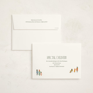 This is a cider holiday photo cards with standard by Jenna Holcomb called gathering printing on signature in grand