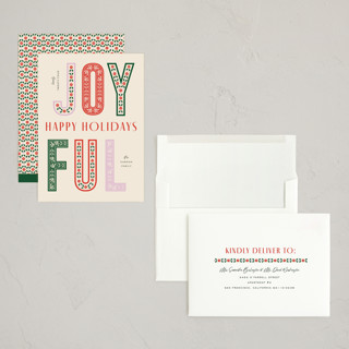 This is a fruitcake holiday photo cards with standard by Pixel and Hank called fruitcake printing on signature in grand