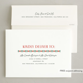 This is a fruitcake holiday photo cards with standard by Pixel and Hank called fruitcake printing on signature in grand