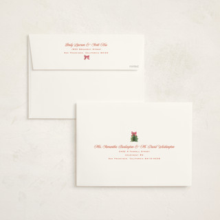 This is a strawberry holiday photo cards with standard by Claudia Orengo called preppy memories printing on signature in grand