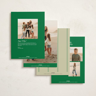 This is a emerald holiday photo cards with standard by Jen Ramsey called merry merry printing on signature in grand