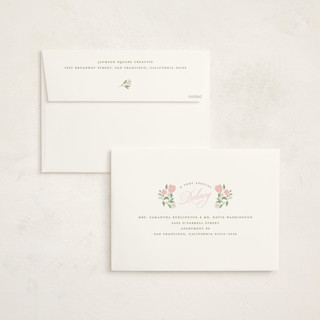 This is a winter rose holiday photo cards with standard by Susan Zinader called poinsettia stripe wallpaper printing on signature in grand