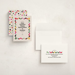 This is a confetti holiday photo cards with standard by Owl and Toad called ever so printing on signature in grand