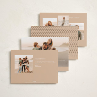 This is a desert holiday photo cards with standard by Wendy Chung called convergence printing on recycled smooth signature in grand