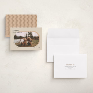 This is a desert holiday photo cards with standard by Wendy Chung called convergence printing on recycled smooth signature in grand