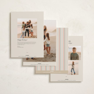 This is a sugar cookie holiday photo cards with standard by Ellen Schlegelmilch called disney's mickey tri confetti printing on recycled smooth signature in grand