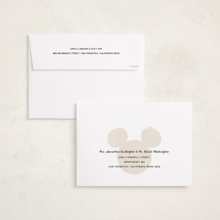 This is a candy apple holiday photo cards with standard by Kamala Nahas called disney mickey instantaneous printing on recycled smooth signature in grand