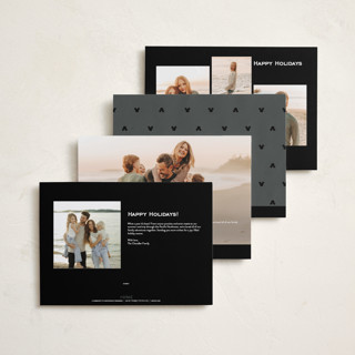 This is a retro holiday photo cards with standard by Kamala Nahas called mickey filmstrip printing on recycled smooth signature in grand