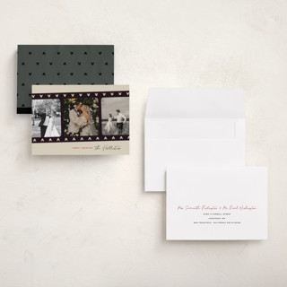 This is a retro holiday photo cards with standard by Kamala Nahas called mickey filmstrip printing on recycled smooth signature in grand