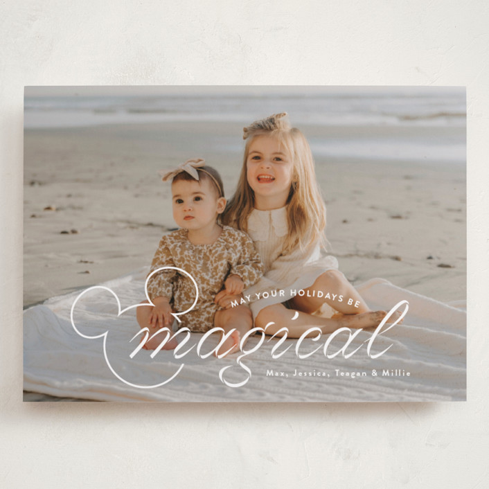 "Magical" - Grand Holiday Cards in Snow by Emily Betts.