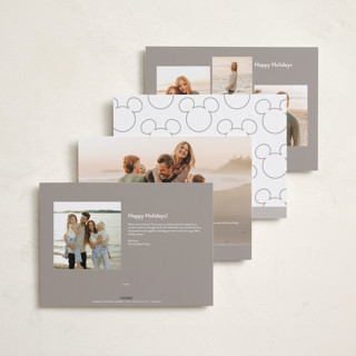 This is a snow holiday photo cards with standard by Emily Betts called magical printing on signature in grand