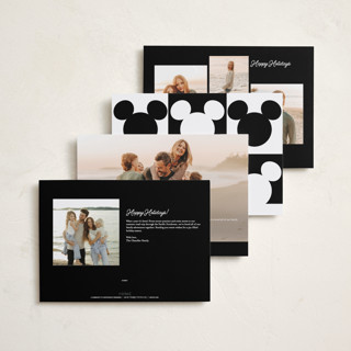 This is a ink holiday photo cards with standard by Mackenzie Clarken called magical year printing on recycled smooth signature in grand