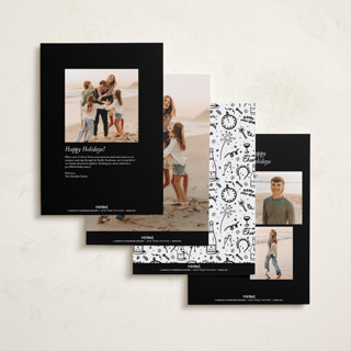 This is a noir holiday photo cards with standard by Erika Firm called what a twelve months (year!) printing on recycled smooth signature in grand