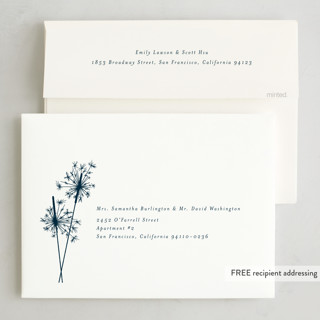 This is a navy holiday photo cards with standard by Paula Pecevich called sparklers printing on signature in grand
